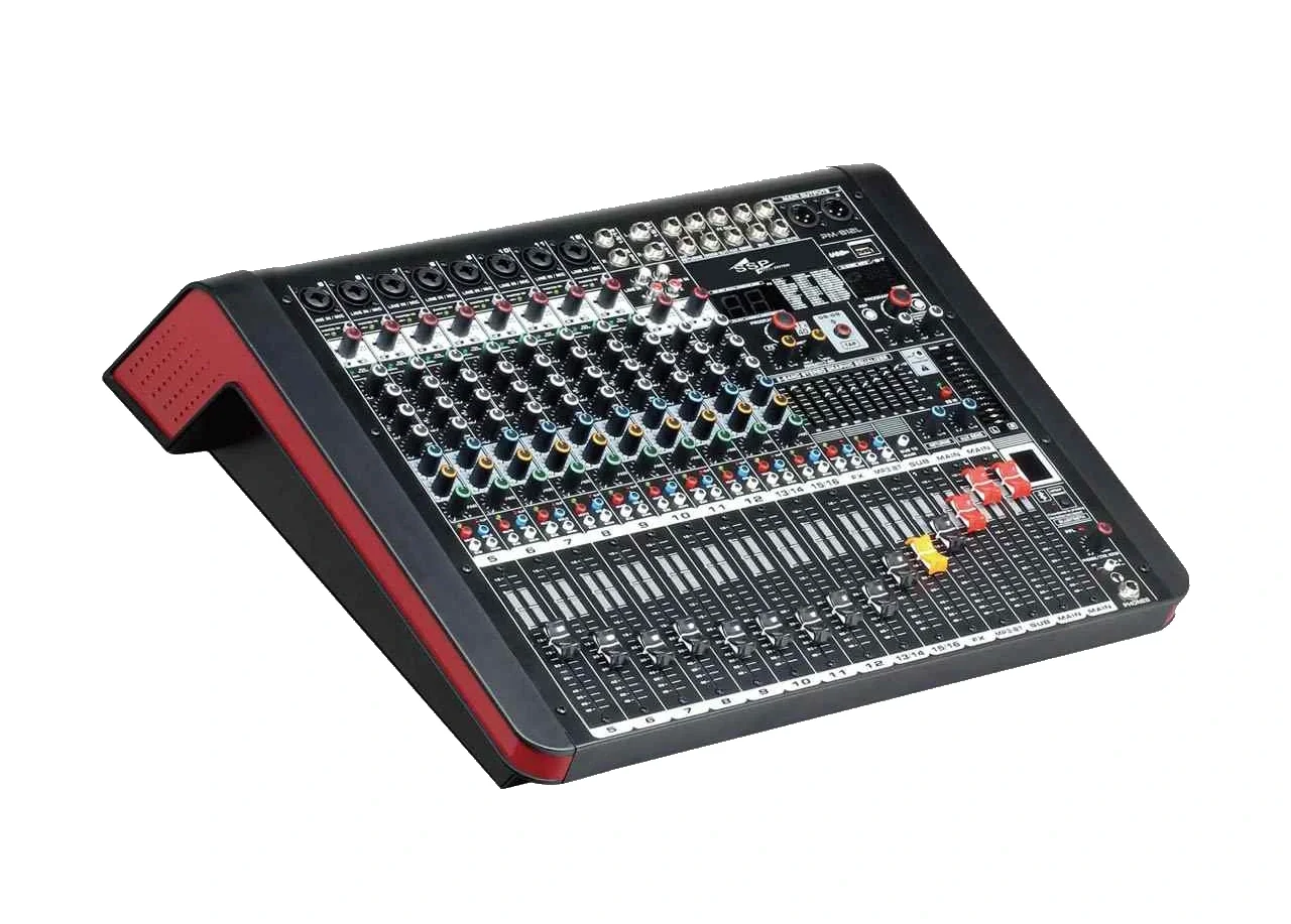 SSP PM 812L 12 Kanal Powermixer 2x650W, Bluetooth, Usb, Recorder, Efekt