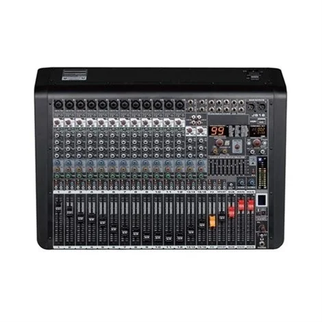 SSP PM 816L Powermixer, 2X650W, 16 İnput, Bluetooth, Usb, Recorder, Efekt