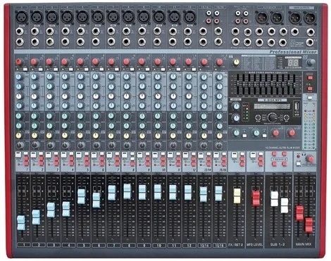 SSP UB160 Ssp Ub160 16 Giriş, 7 Band Eq, 2 Aux, Usb Girişli Mixer