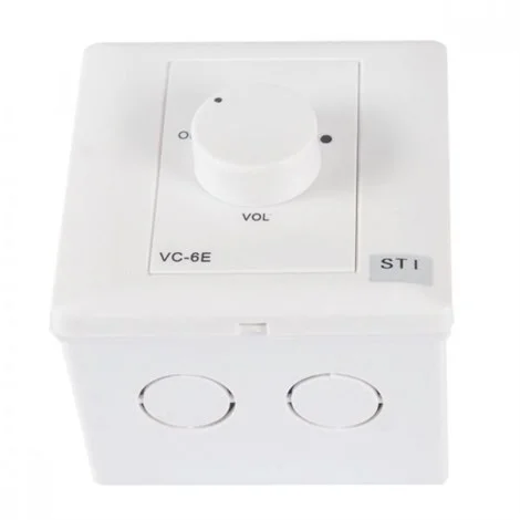 STI VC 6E 30W 30W/100V Trafolu volume control/potansiyometre, 5 kademeli,