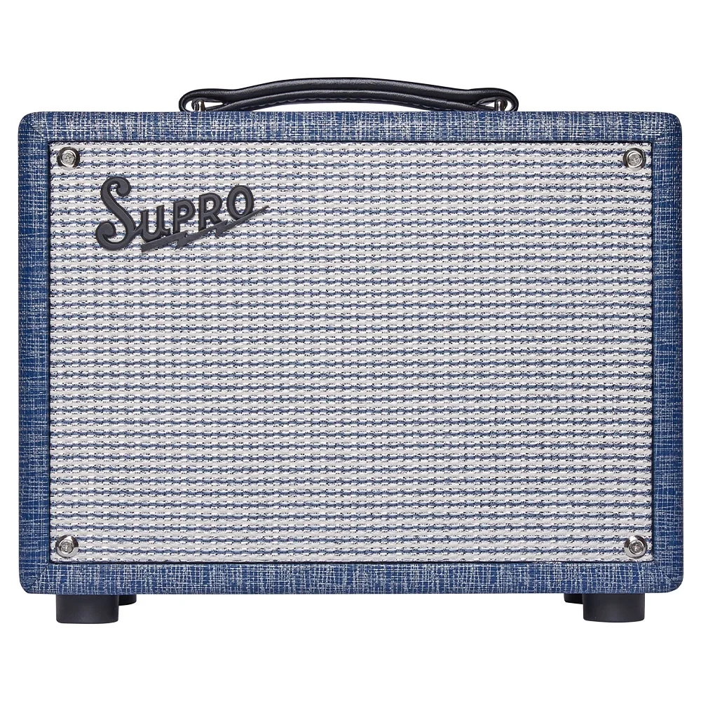 Supro 1605RJ 64 Reverb - 5W 1x8 Blue Rhino Elektro Gitar Amfisi