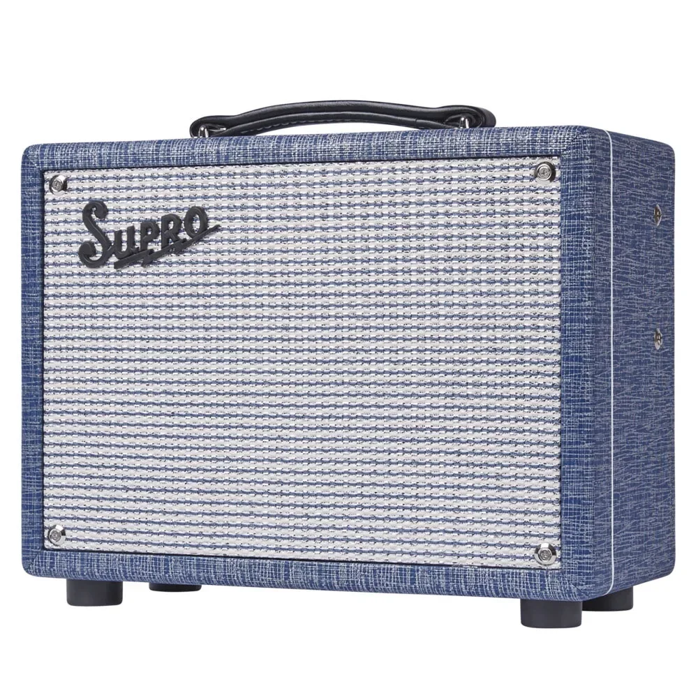 Supro 1605RJ 64 Reverb - 5W 1x8 Blue Rhino Elektro Gitar Amfisi