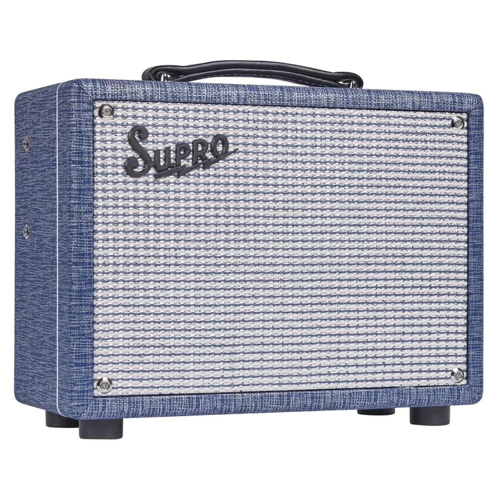 Supro 1605RJ 64 Reverb - 5W 1x8 Blue Rhino Elektro Gitar Amfisi