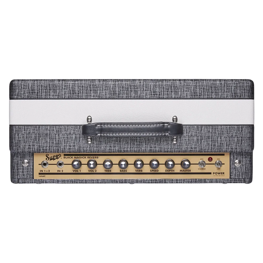 Supro 1696RT Black Magick Reverb - 25W 1x12 Black Rhino Elektro Gitar Amfisi