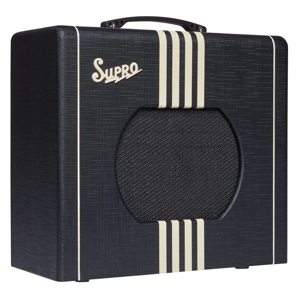 Supro 1820RBC Delta King 10 - 5W 1x10 Reverb Black &amp; Cream Elektro Gitar Amfisi