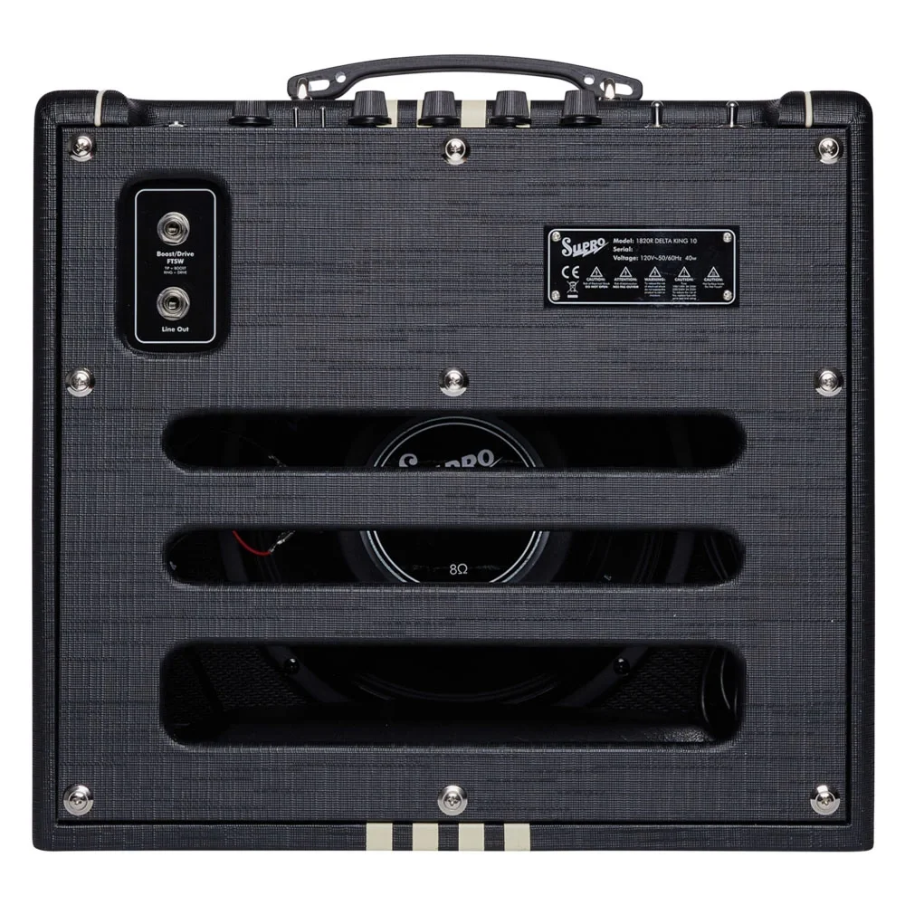 Supro 1820RBC Delta King 10 - 5W 1x10 Reverb Black &amp; Cream Elektro Gitar Amfisi