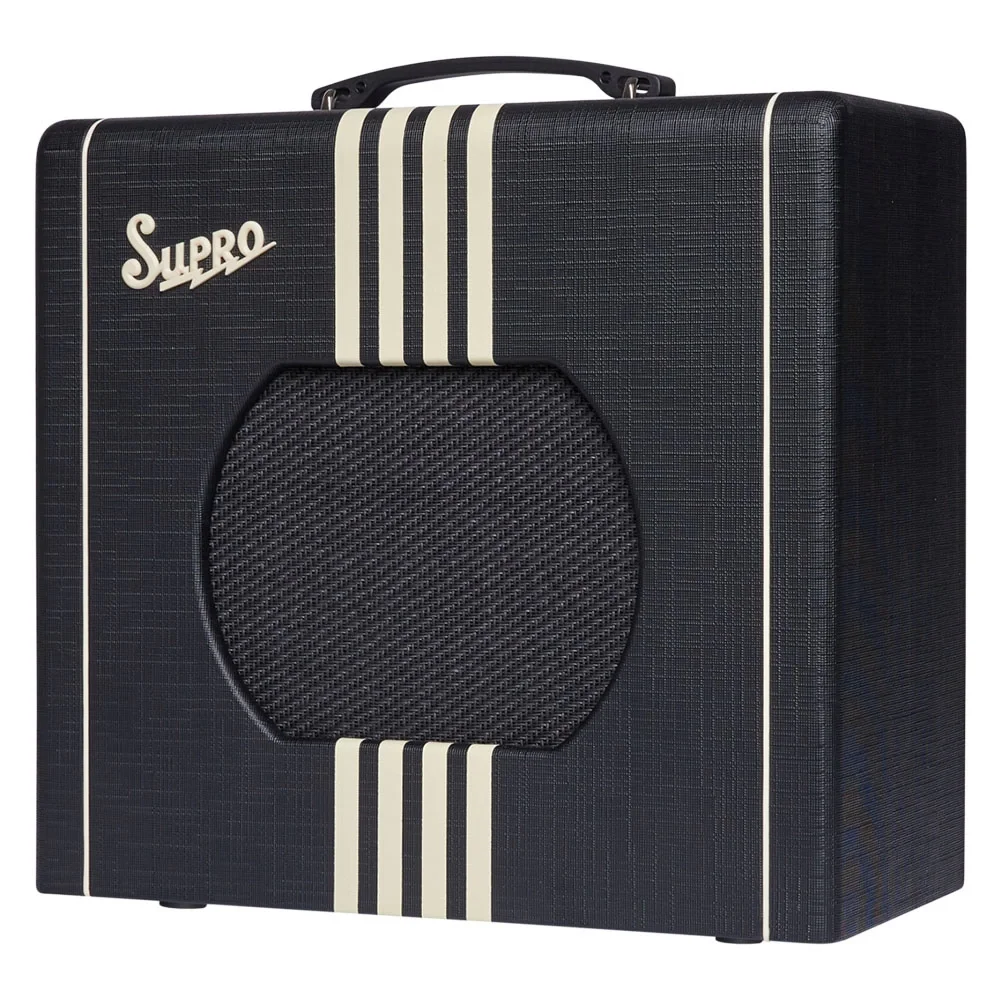 Supro 1820RBC Delta King 10 - 5W 1x10 Reverb Black &amp; Cream Elektro Gitar Amfisi