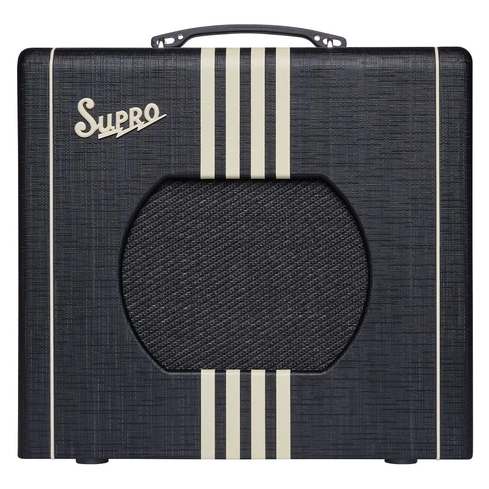 Supro 1820RBC Delta King 10 - 5W 1x10 Reverb Black & Cream Elektro Gitar Amfisi