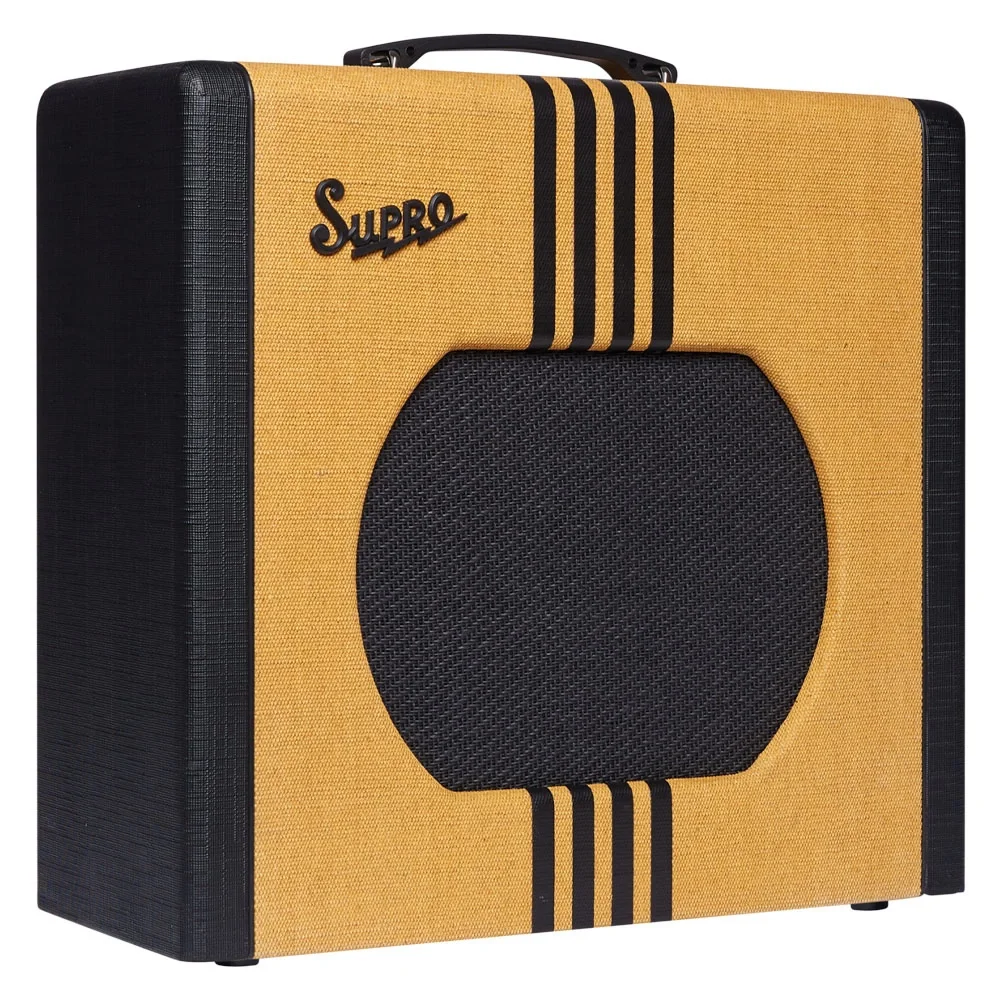 Supro 1822RTB Delta King 12 - 15W 1x12 Reverb Tweed &amp; Black Elektro Gitar Amfisi