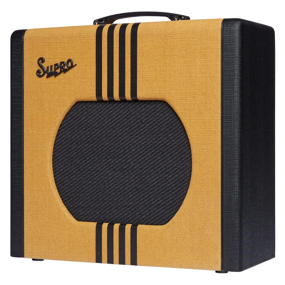 Supro 1822RTB Delta King 12 - 15W 1x12 Reverb Tweed &amp; Black Elektro Gitar Amfisi