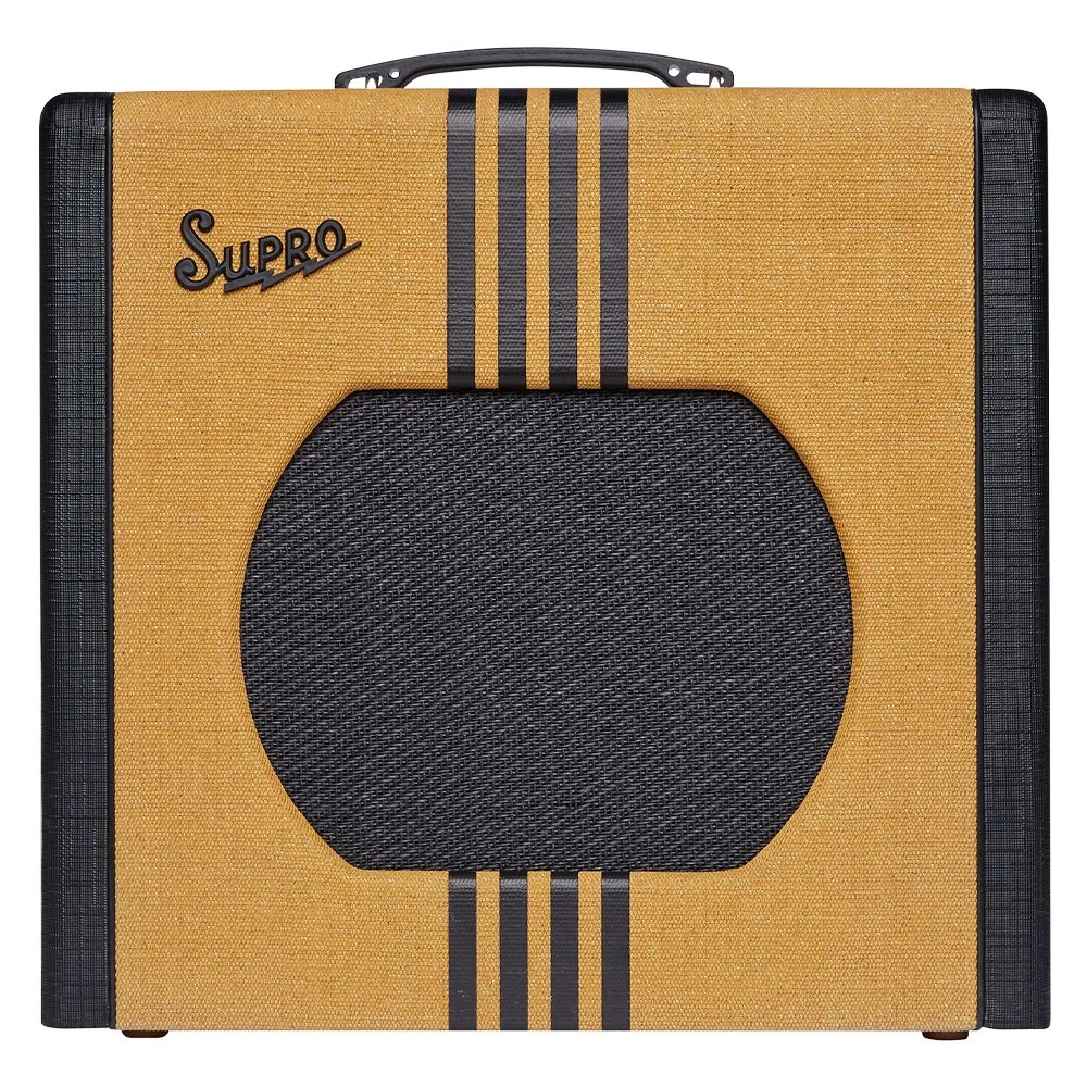 Supro 1822RTB Delta King 12 - 15W 1x12 Reverb Tweed & Black Elektro Gitar Amfisi