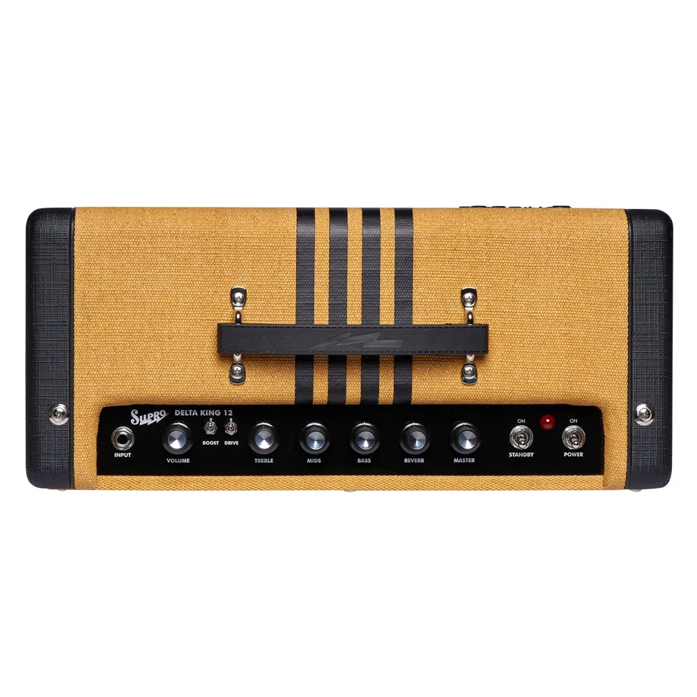 Supro 1822RTB Delta King 12 - 15W 1x12 Reverb Tweed &amp; Black Elektro Gitar Amfisi