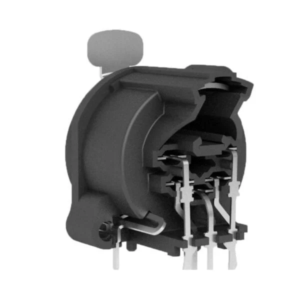 Seetronic SCBDF5-H Yatay PCB Montaj 5-pin Dişi XLR Şase Horizontal