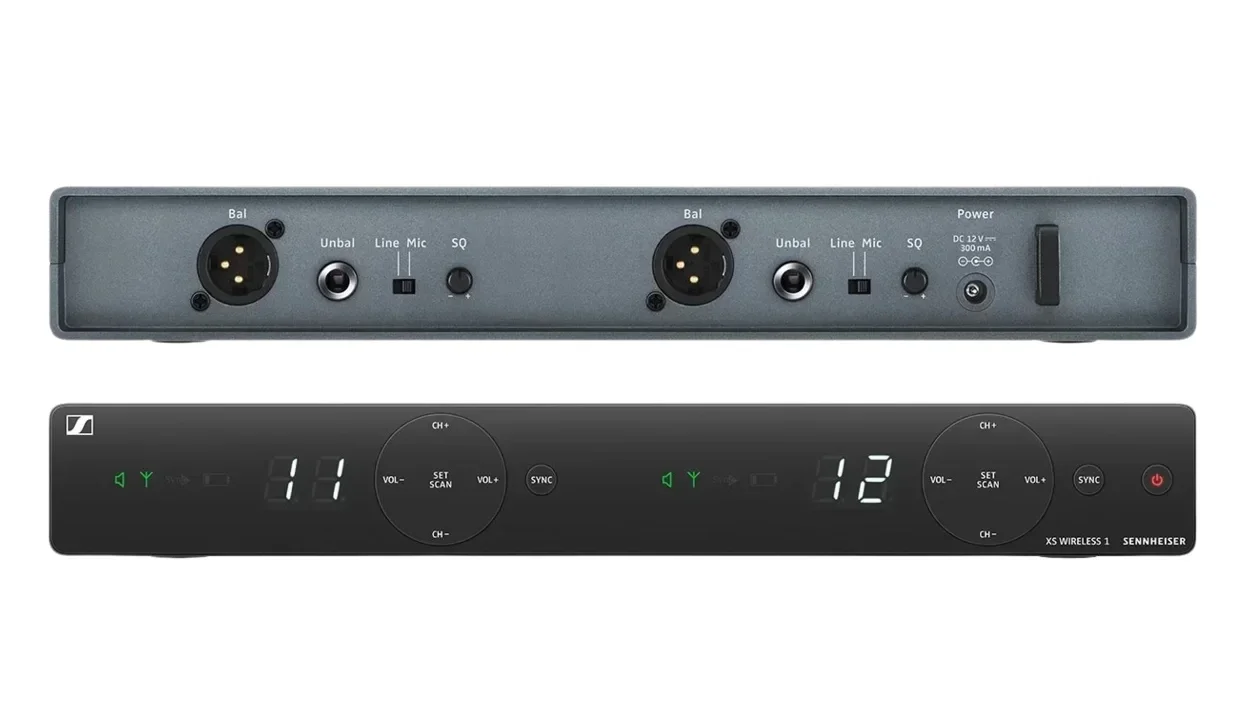 Sennheiser EM-XSW 1 DUAL Receiver, XSV Serisi 2 Kanal reciver ünitesi