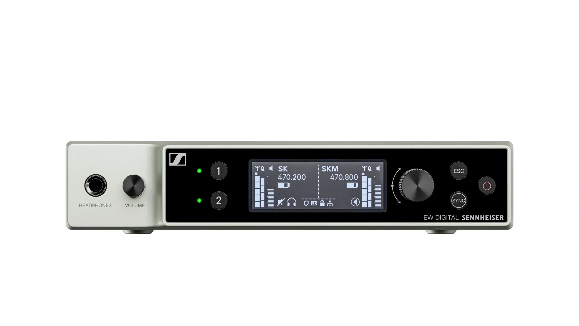 Sennheiser EW-DX EM 2 DANTE Çift Kanal Dijital Dante® Özellikli Alıcı