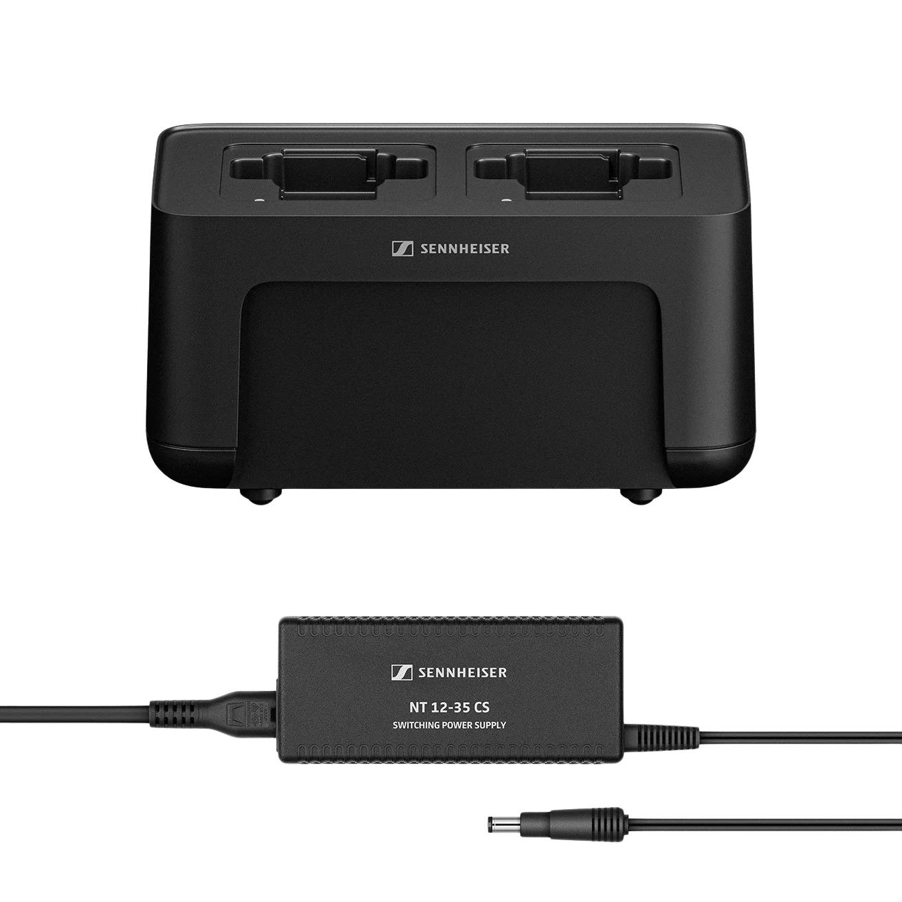 Sennheiser CHG 70N-C + PSU KIT Ağ Şebekeli Çift Yuvalı Şarj İstasyonu for EW-DX SKM, SK or BA 70
