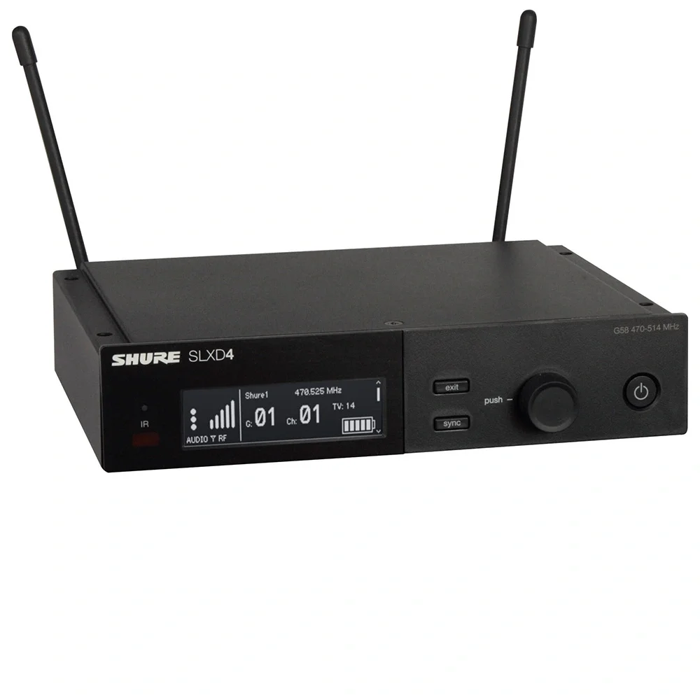 *** üretimden kalktı *** Shure SLXD4E 1-Kanal Wireless Receiver