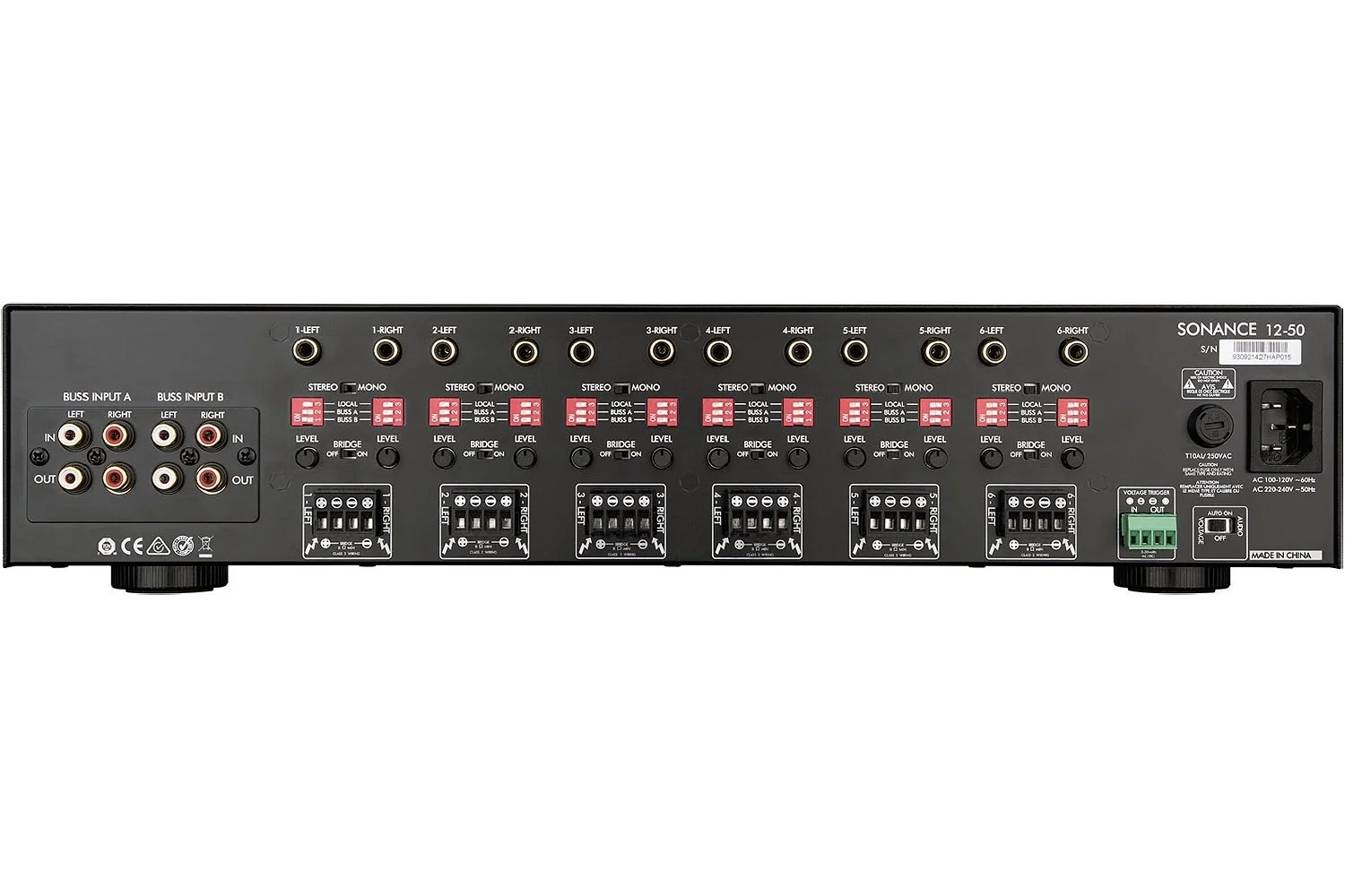 Sonance SONAMP 12-50 Multikanal Power Amplifikatör 12x50W/100V