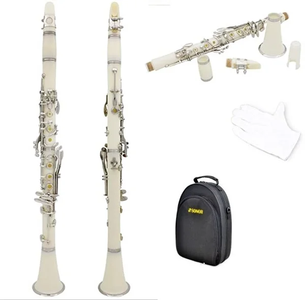 Sonor ABSG6 6 Yüzüklü Beyaz Sol Klarnet