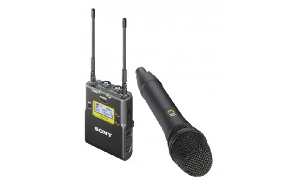 Sony Uwp-D12 Röportaj için El Tipi Kablosuz Kamera Mikrofon Seti