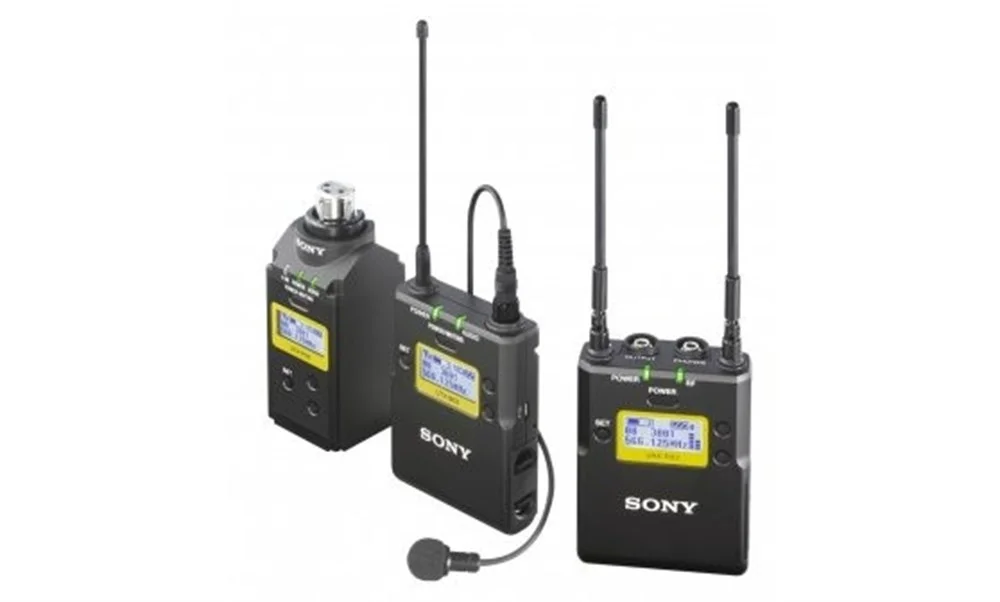Sony Uwp-D16 Xlr Vericili +Yaka/Bel Tipi Kamera Kablosuz Mikrofon Seti