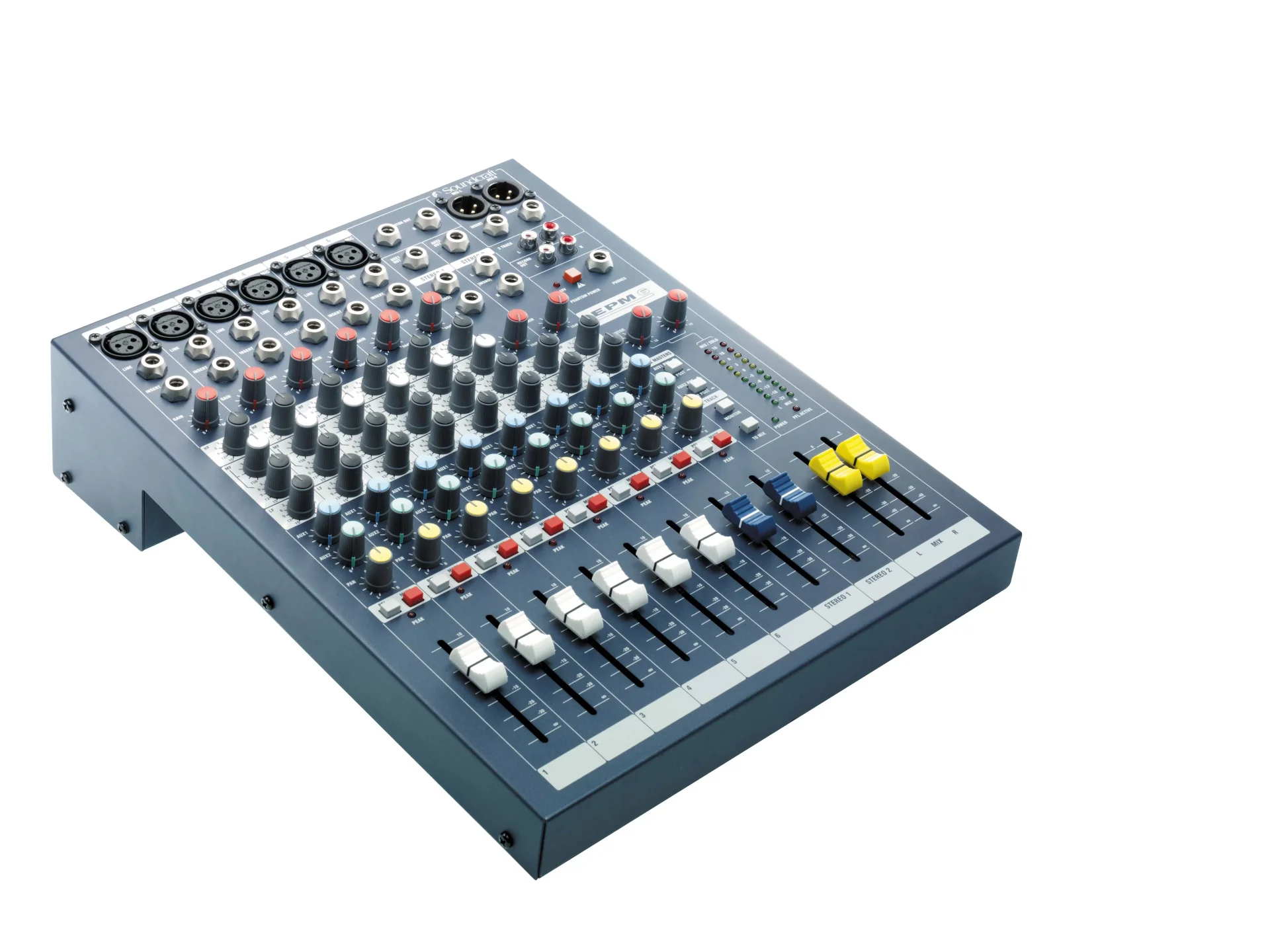 Soundcraft EPM-6 6-kanal Analog Ses Mikseri, Efektsiz