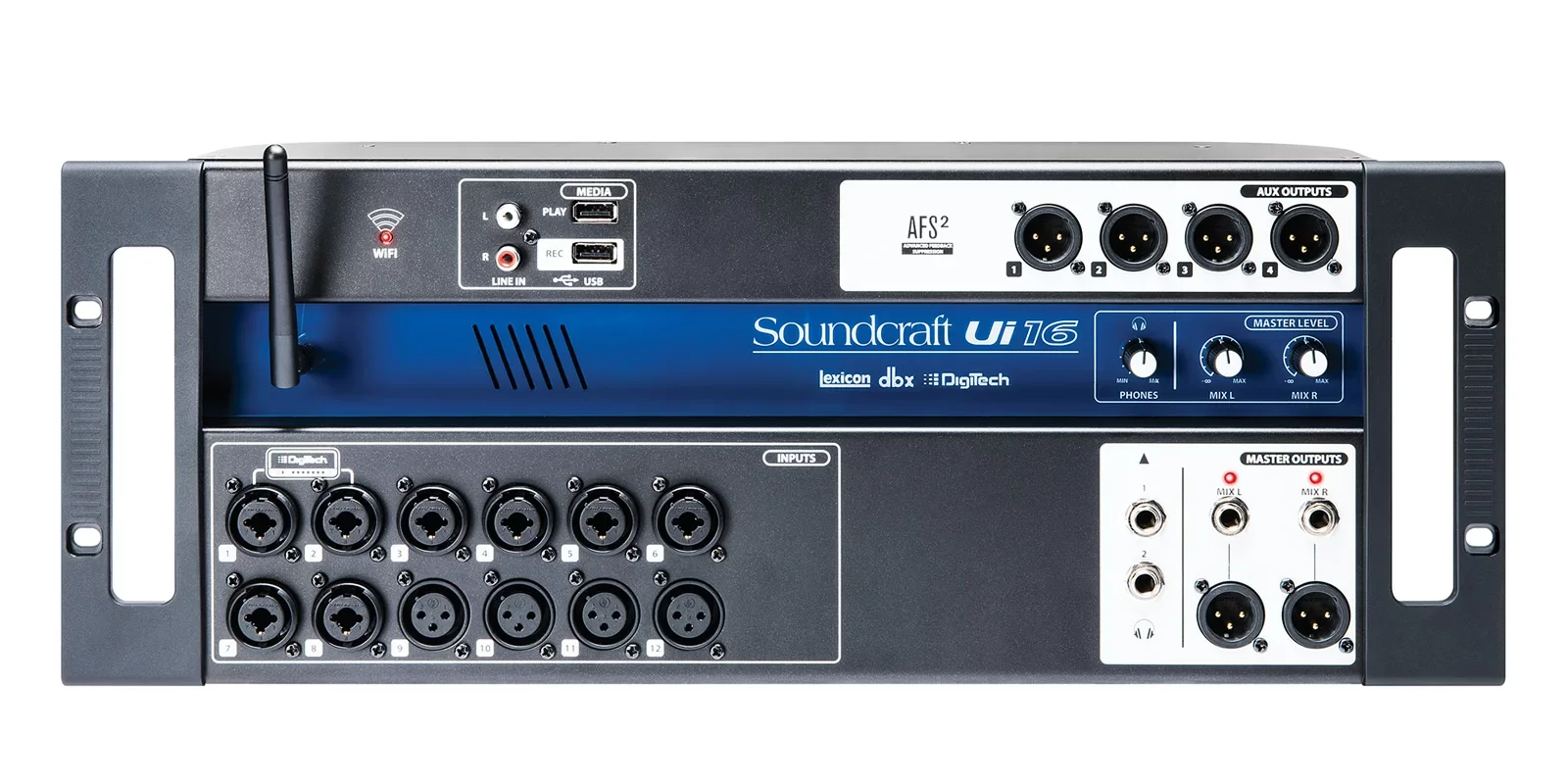 Soundcraft UI16 16-Kanal Dijital Mikser, Tablet Kontrollü