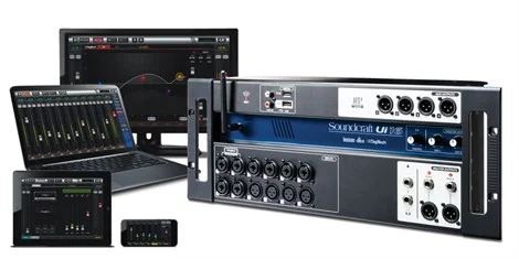 Soundcraft UI16 16-Kanal Dijital Mikser, Tablet Kontrollü