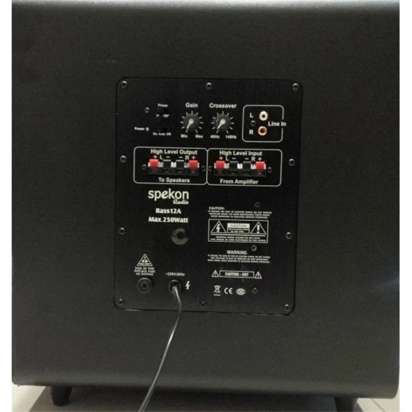 Spekon BASS 12A 12" 250W Aktif Subwoofer Hoparlör