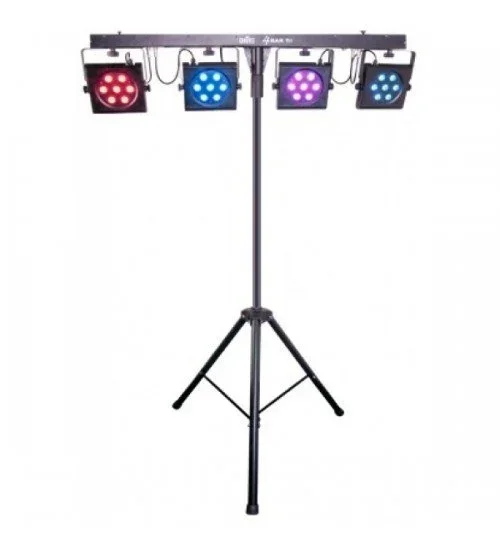 Mega Bar 7x6W RGBW Mobil Led Par Seti