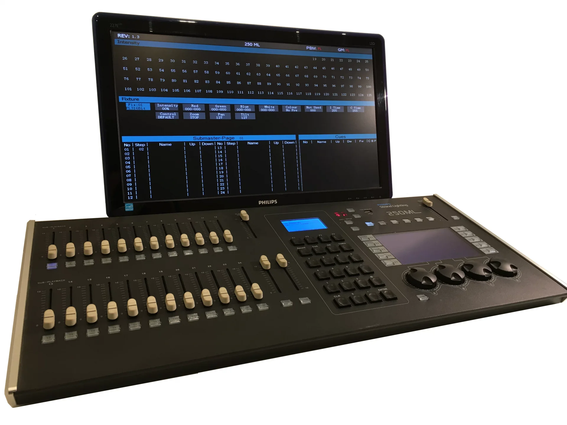Strand Lighting 250ML Işık Mikseri 250 DMX Kanal + 30 Scanner