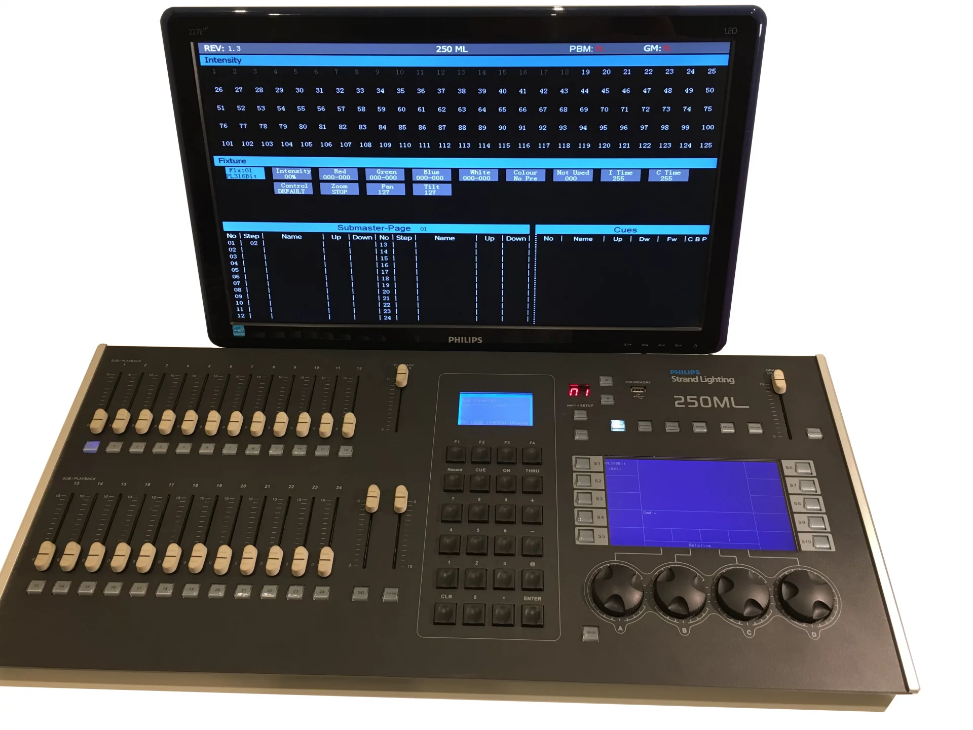Strand Lighting 250ML Işık Mikseri 250 DMX Kanal + 30 Scanner