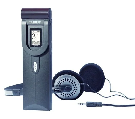 TAIDEN HCS-5100 R/04 4CH Dijital IR receiver (LCD, language display, optional rechargeable battery or Alkaline battery, )