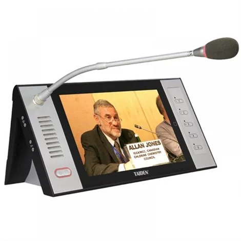 TAIDEN HCS-8335C Chairman Economical Multimedia Congress Terminal (10" 1280x800 LCD)