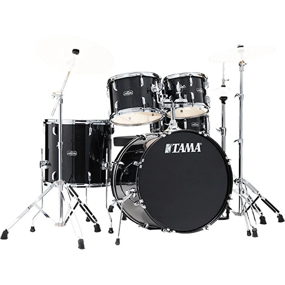 TAMA ST50H6-BNS Stagestar Black Night Sparkle 5 Parça Aksamlı Akustik Davul Seti