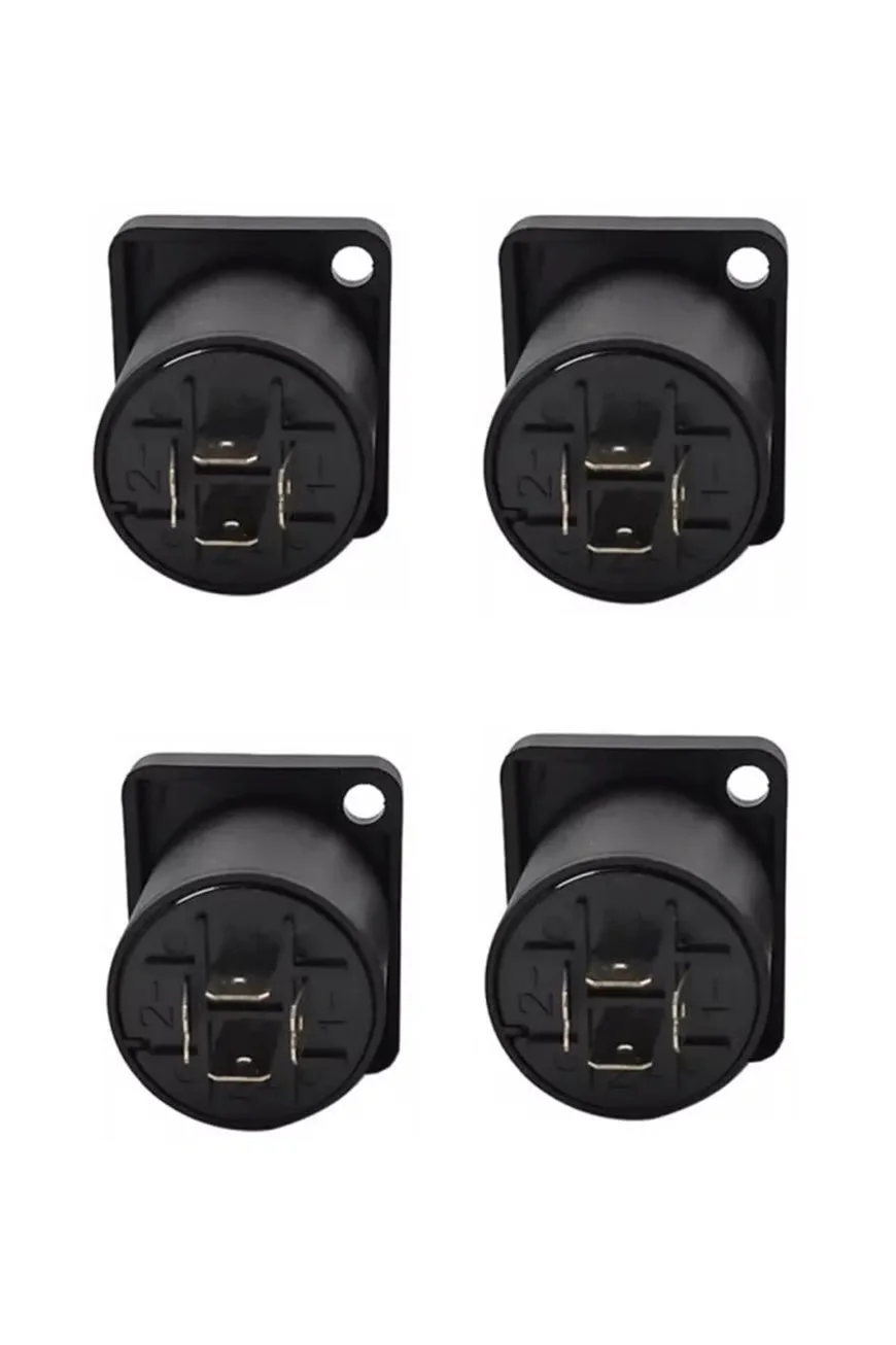 TTAF STS-04 şasi tip Plastik Speakon Konnektör 4-pin 4'lü paket