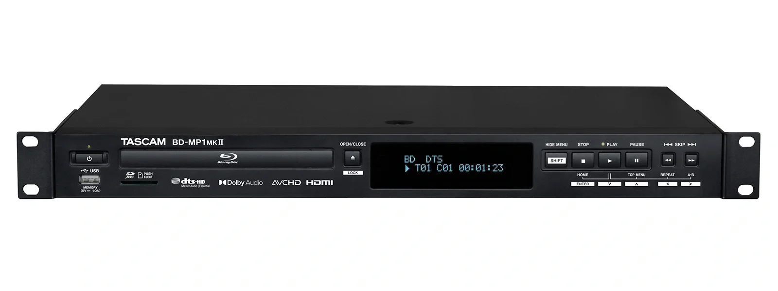 Tascam BD-MP1MK2 Blu-Ray Player for Touring and Installation