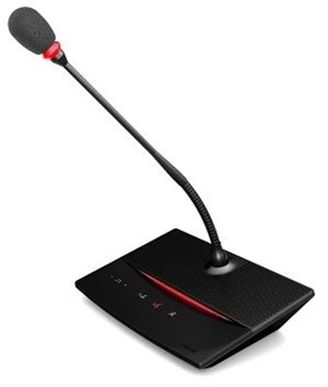 Televic D-Cerno CSL Başkan Mikrofonu - RJ45 Bağlantı, GSM parazit önleme sistemli 50 cm