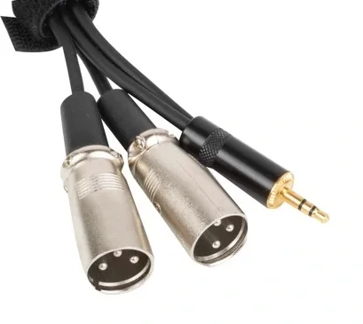 VEG PC35-2XLM200 Aux Kablo stereo 3.5mm to 2 XLR Erkek, 200cm