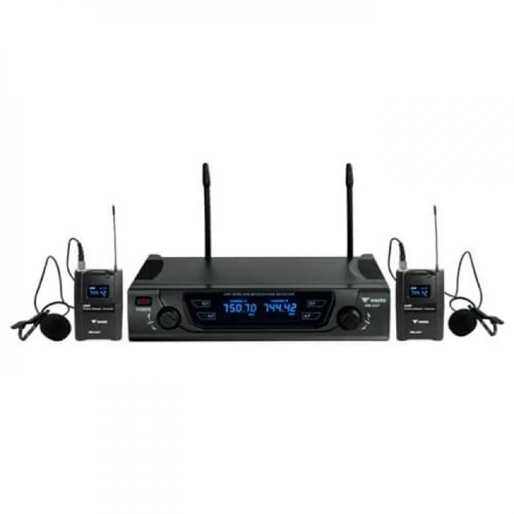 WESTA WM-452T çift Yaka Kablosuz Mikrofon Seti