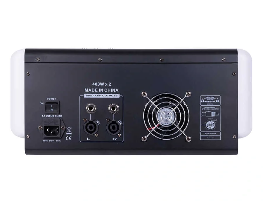 WESTA WM-8PMX 8-kanal 2x400W Powermixer USB Bluetooth