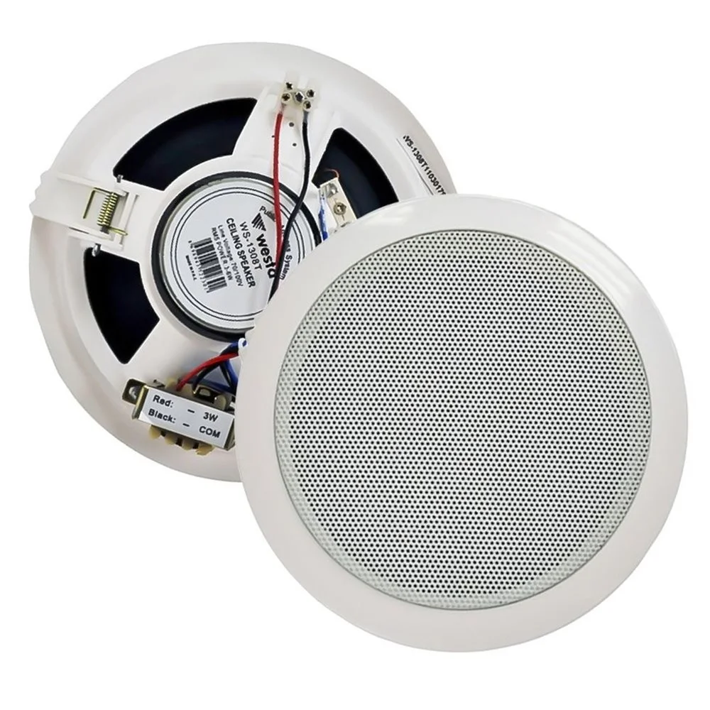 WESTA WS-1308 6" Tavan Hoparlörü 6W / 8-ohm , Delik Çapı 17Cm