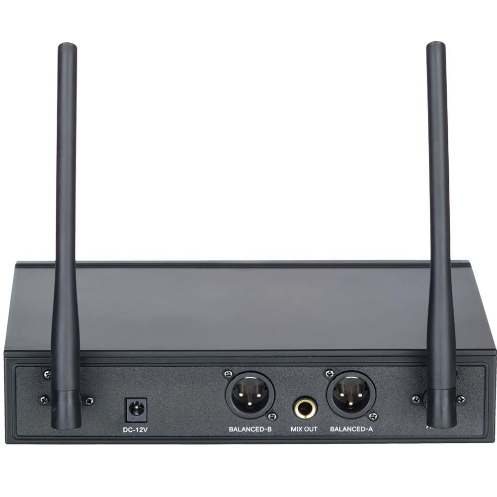 Wöller W-102EY El + Yaka UHF Kablosuz Mikrofon Seti 2x100 Frekans