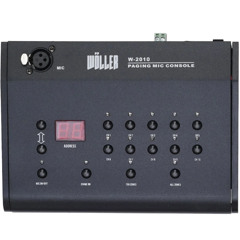 Wöller W-3010 10 Kanal Preamplifikatör Mikser, USB, SD Kart