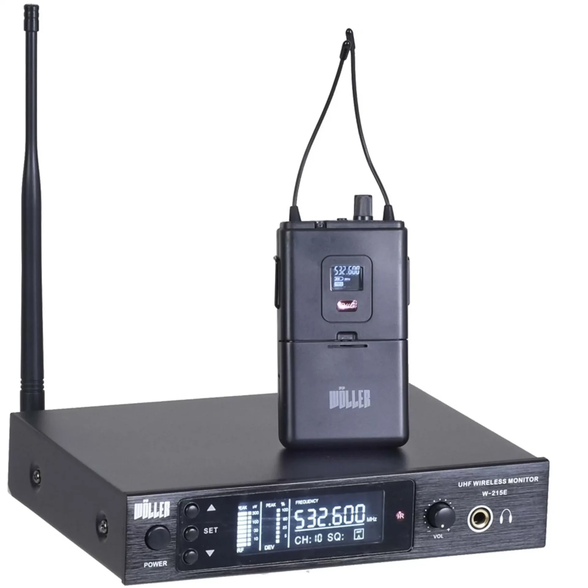 Wöller W-215 UHF Kablosuz In-Ear Monitör Kulaklık Seti