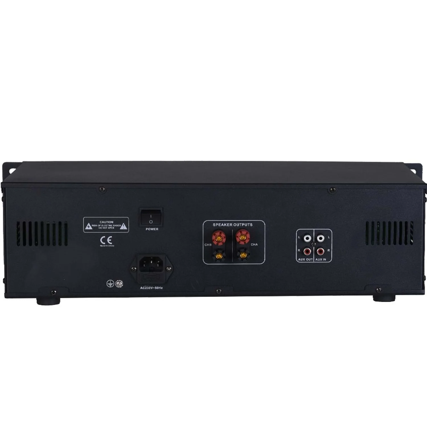 Wöller W-2500 6 Kanal Rack Power Mikser 2x500W, 4-16 Ohm