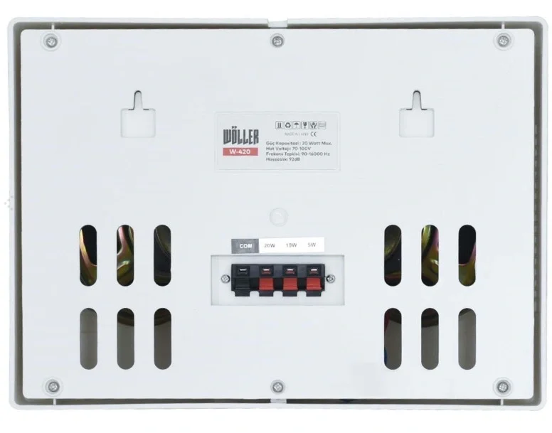 Wöller W-420 Çift Yönlü Hoparlör 20W 100V