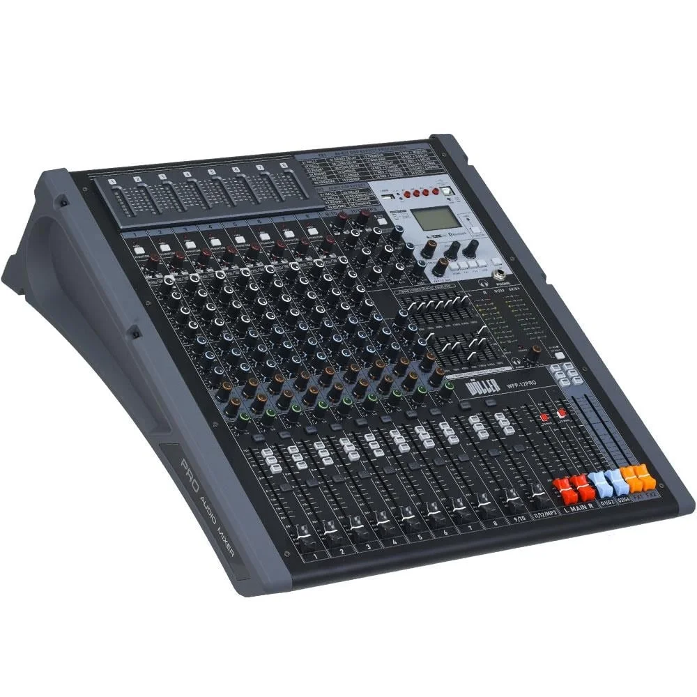 Wöller WFP-12PRO 12 Kanal Power Mikser 2x1500W, DSP Efekt