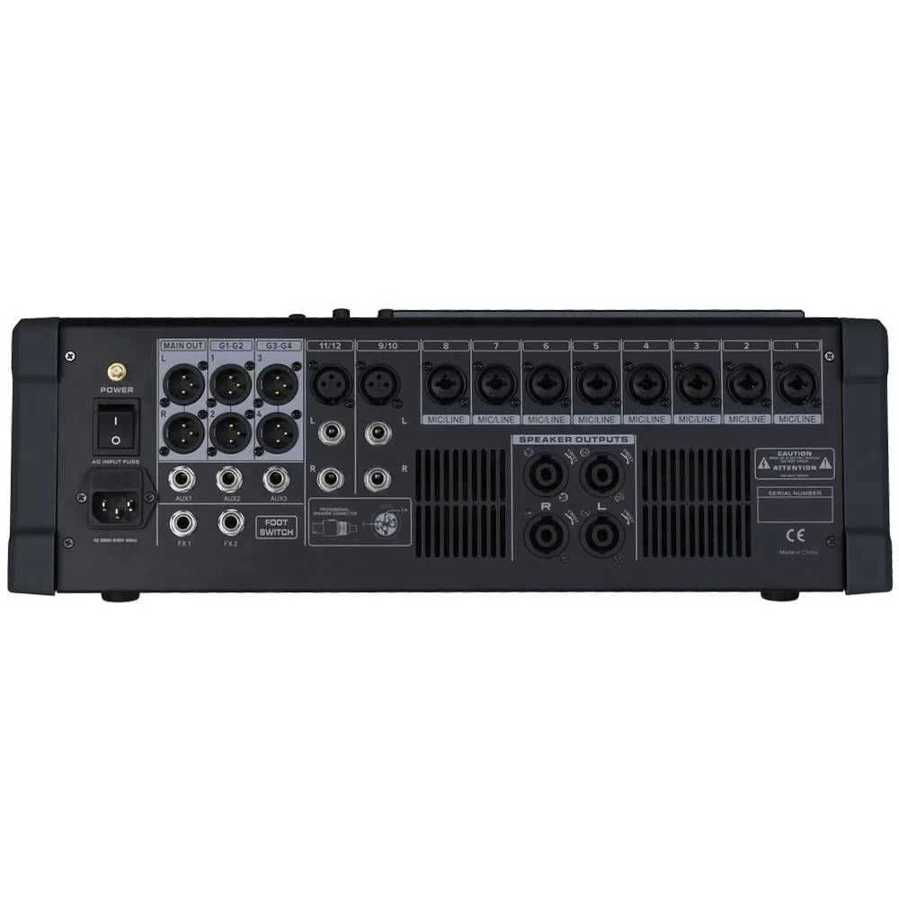 Wöller WFP-12PRO 12 Kanal Power Mikser 2x1500W, DSP Efekt