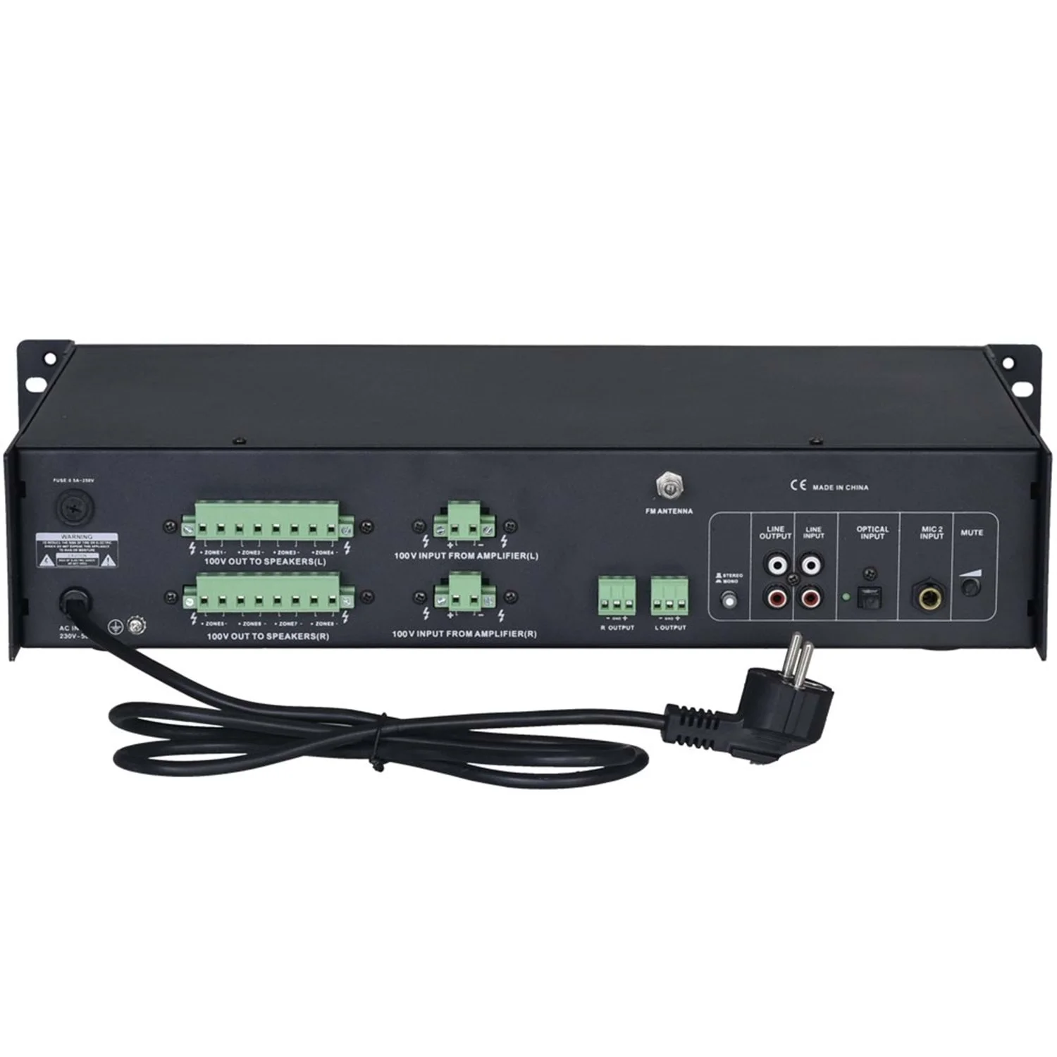 Wöller WPRE-1000 8 Bölge Preamplifikatör, USB, SD Kart